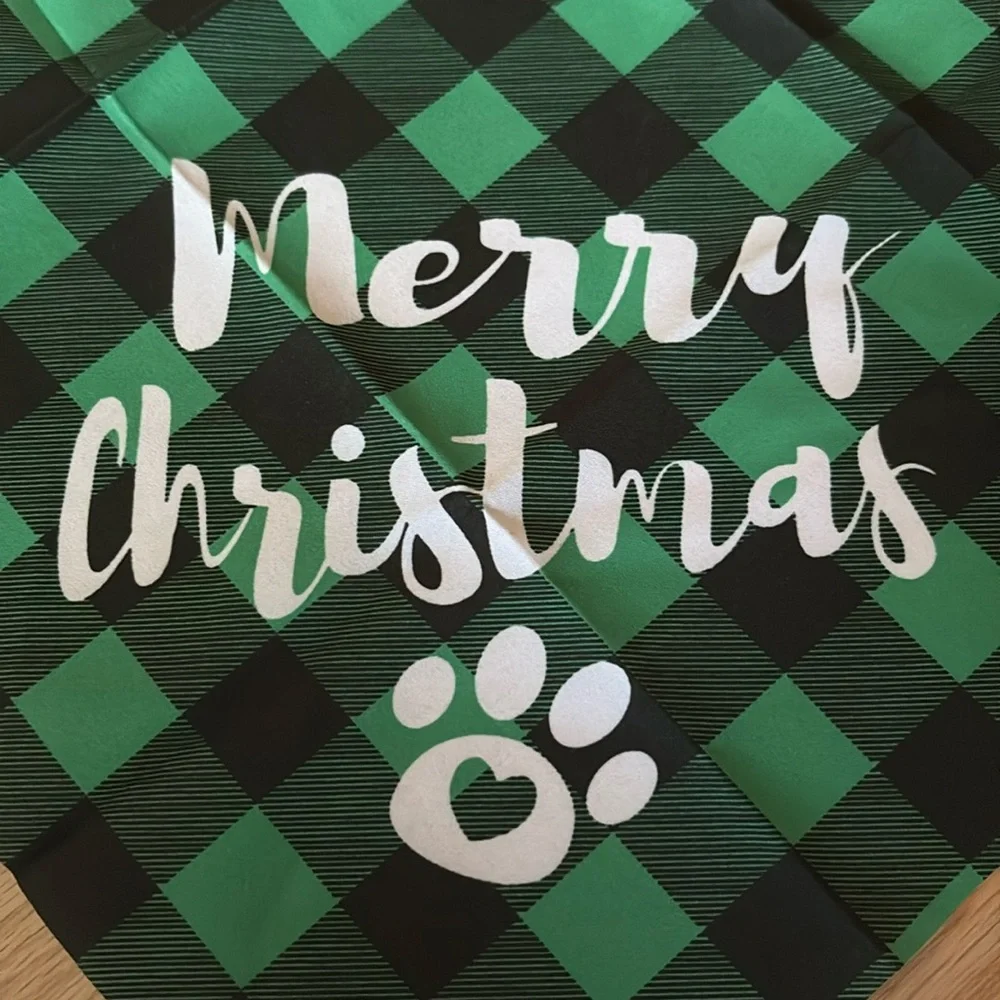 Merry Christmas Pet Bandana Cats and Dogs